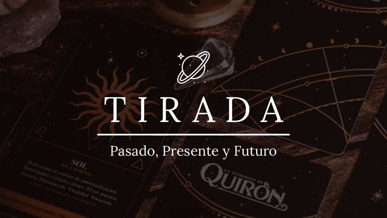 Cargar video: Esta tirada nos ayuda a reforzar la capacidad interpretativa, jugando a preguntarle a la astrología cómo visualiza nuestra energía en el pasado, presente y futuro. ¡Atrévete a conocer de Astrología y a interpretar! Recuerda que tienes información en cada carta que te ayudará y también puedes recurrir a la interpretación disponible en este manual